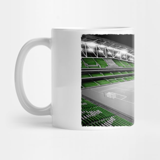 Aviva stadium - Lansdowne Road Ireland Football Stadium Print by barrymasterson